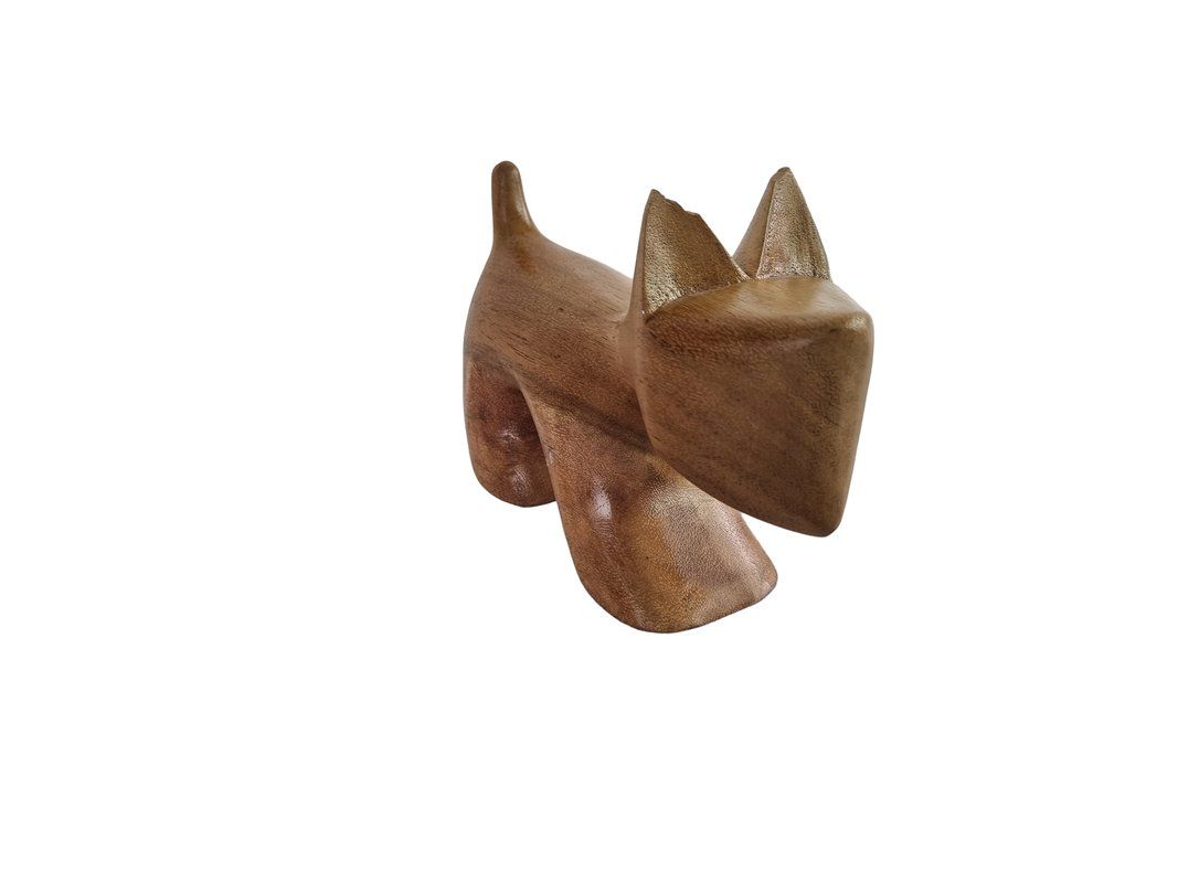 Statuette: Holzhund schottischer Terrier – Usato da Wangen b. Olten venduto da Restwert_Wangen 1