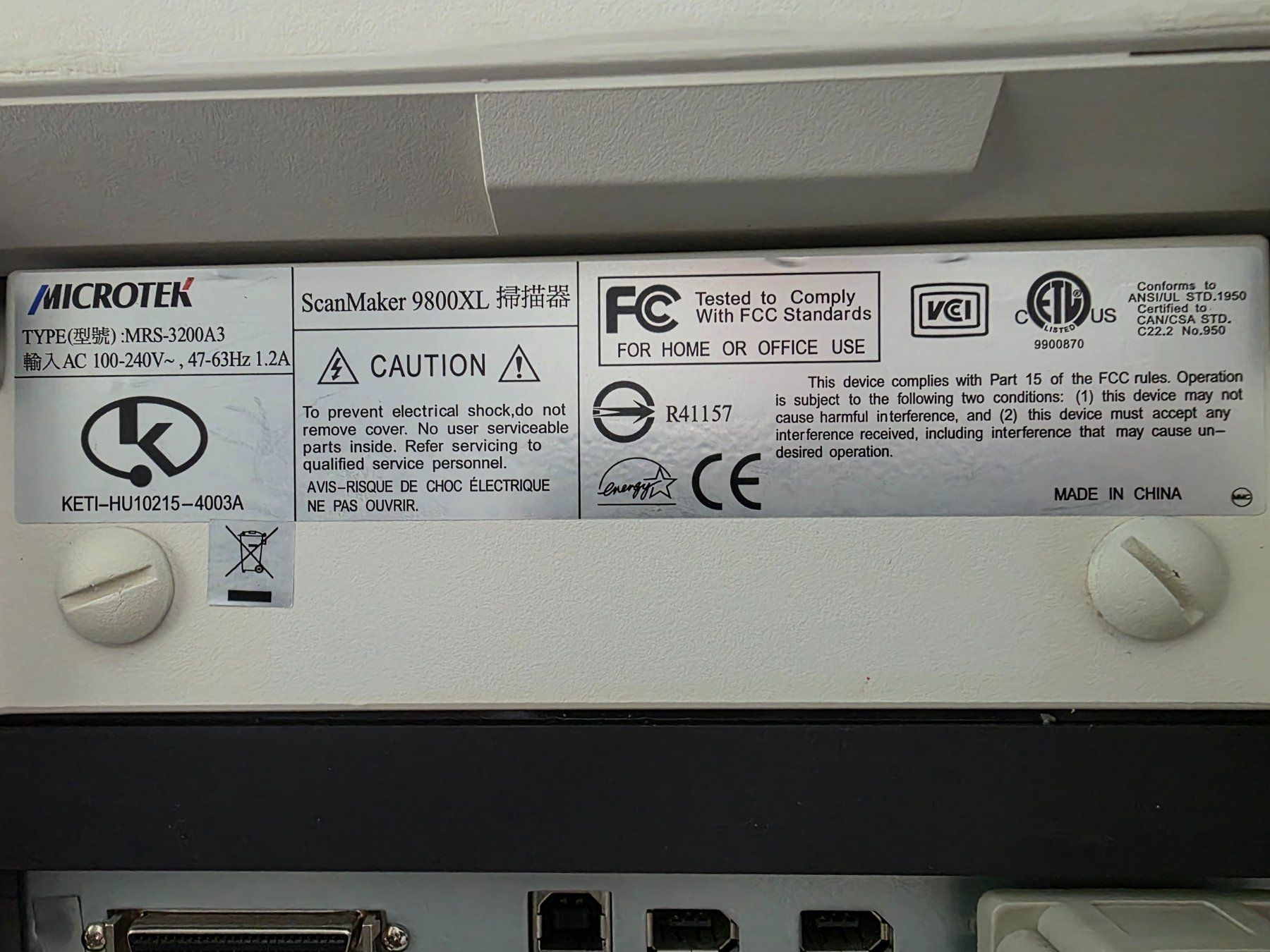 Scanner: A3-Scanner Microtek ScanMaker 9800XL Plus + TMA1600 Durchlic – Usato da Safenwil venduto da gudda 8