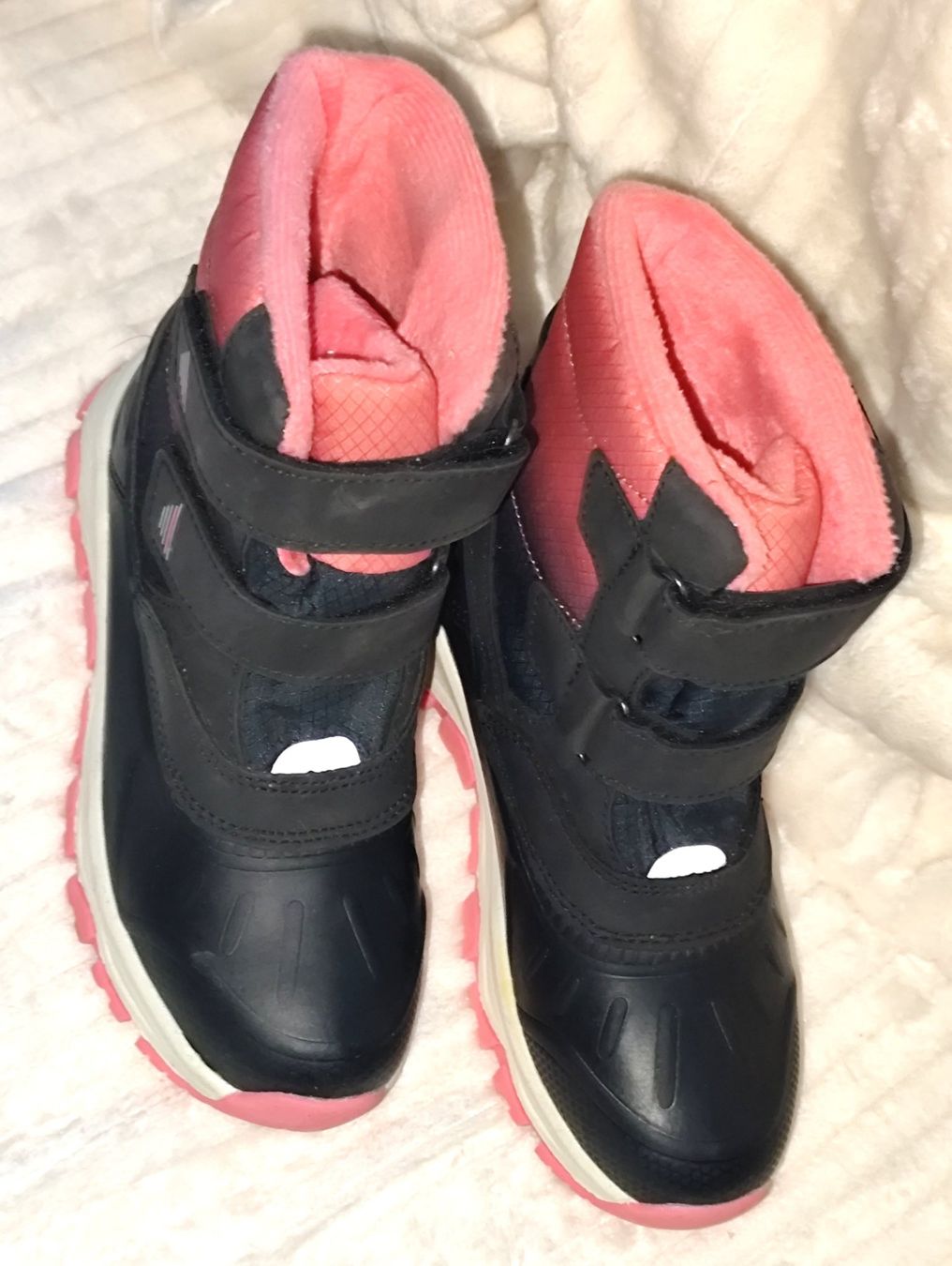 Herbst/Winter Boots Kids Größe 31 Gefüttert Rosa Neu Klett! (Neu ...