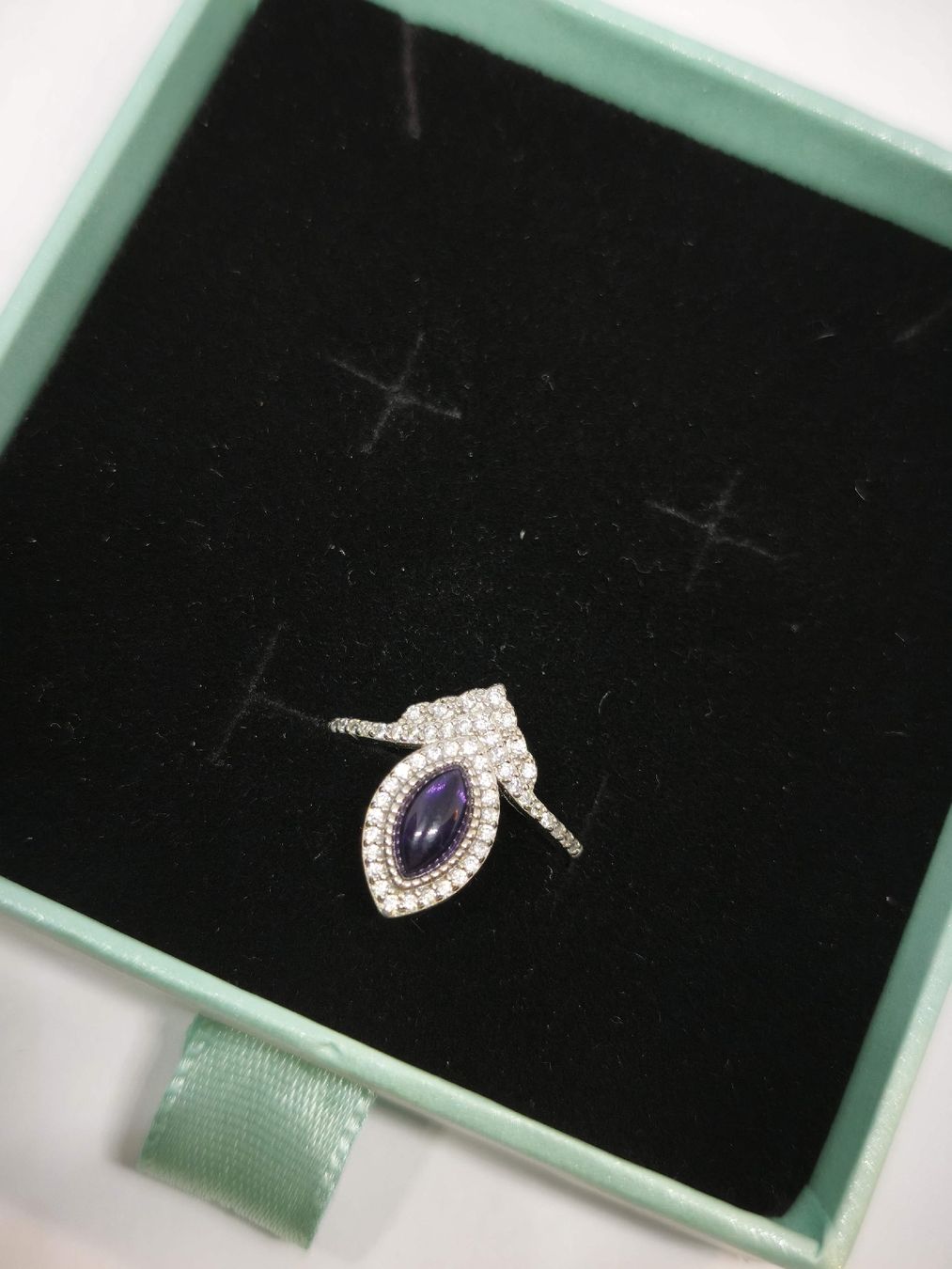 Anelli: Amethyst Ring 925 Silber Gr. Verstellbar NEU – Nuovo (secondo la descrizione) da St. Gallen venduto da GIULESGG 8