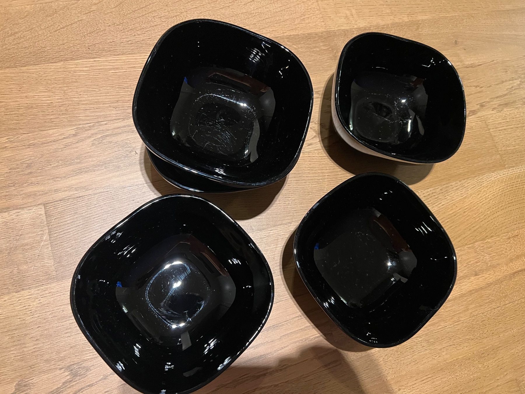 Set di piatti: Schalen 6 Stück schwarz – Usato da Altendorf venduto da wqv_97 1