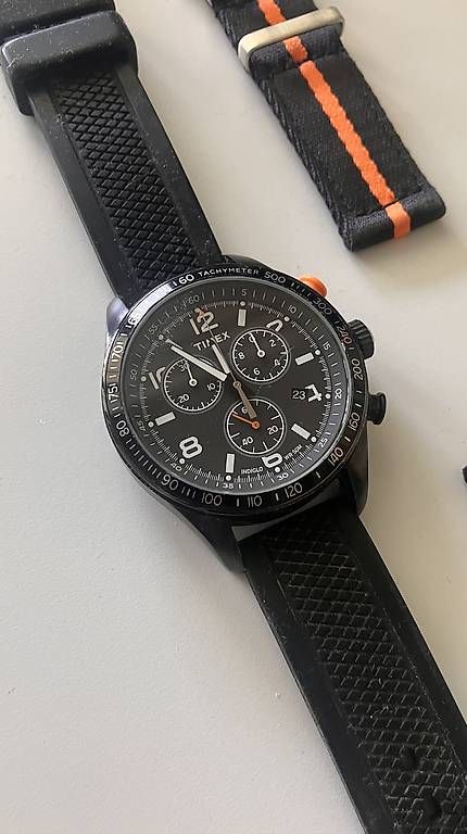 Timex Orologi: Timex Chronograph mit Wechselarmband – Usato da Winterthur venduto da trailmichi 3