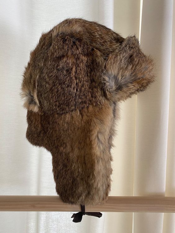 Minkissy Kunstpelzmütze Damen - Plüschpelzmütze Schwarz Warm Winter