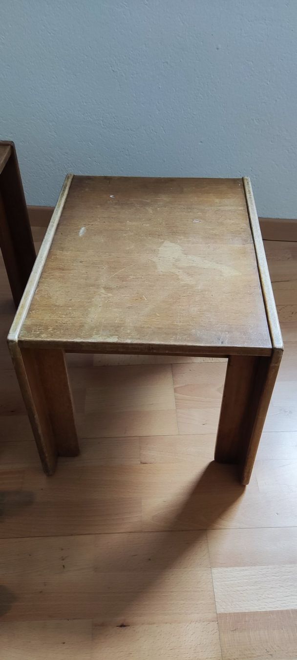Cassina Tische: Tavolini da caffè in noce di Tobia e Afra Scarpa per Cassina – Gebraucht aus Maroggia von mar_9fcv 2