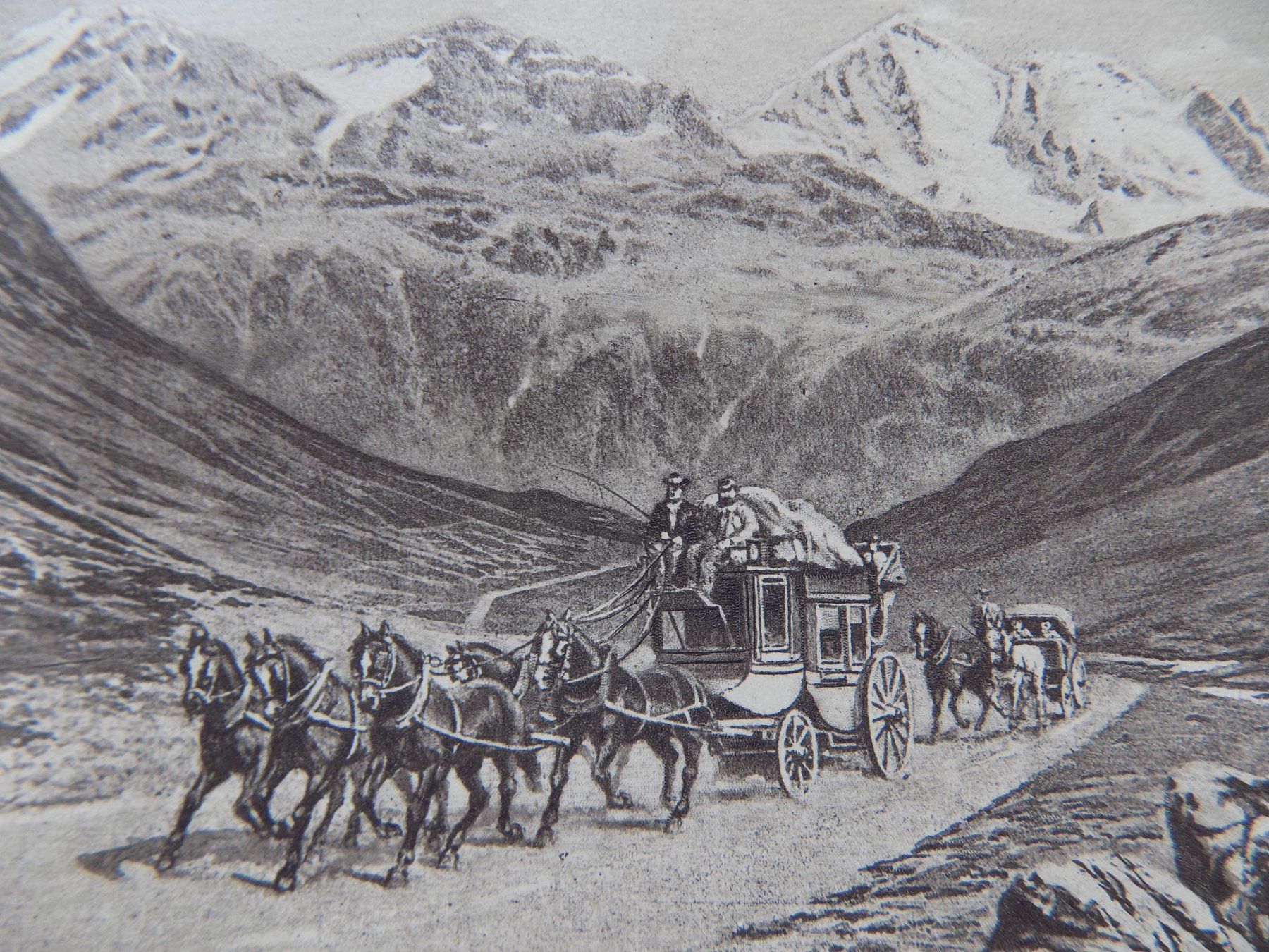 Gravures: Julierpass Engadin – D'occasion à Risch par Rischli15 6