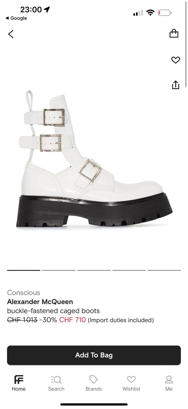 Alexander Mcqueen Scarpe da donna: Alexander McQueen Biker Boots – Usato da Aristau venduto da Evelinik