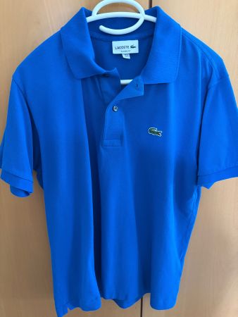 Polo Lacoste bleu - Taille M