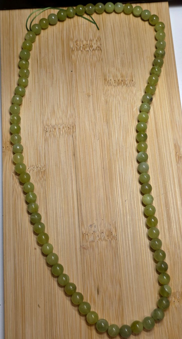 Minerali & Pietre curative: Xiu Yan Jade Kette 7.5mm – Nuovo e nell'imballaggio originale da Matzingen venduto da Shay_Crystalz 1