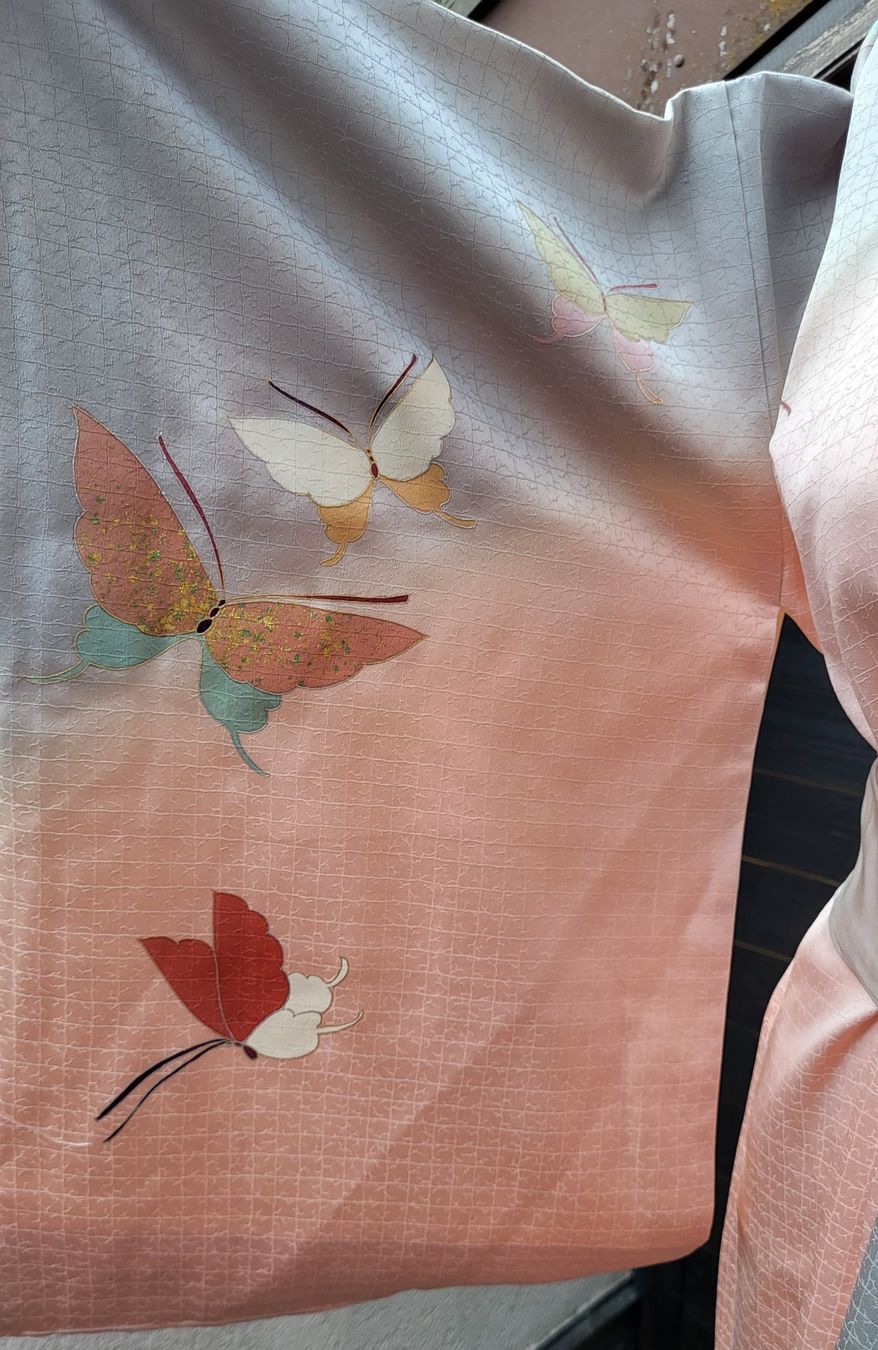 Arte internazionale: Kimono japonais en soie – Nuovo (secondo la descrizione) da Fribourg venduto da VictoriaShop7 4