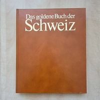 Das goldene Buch der Schweiz in Leder gebunden