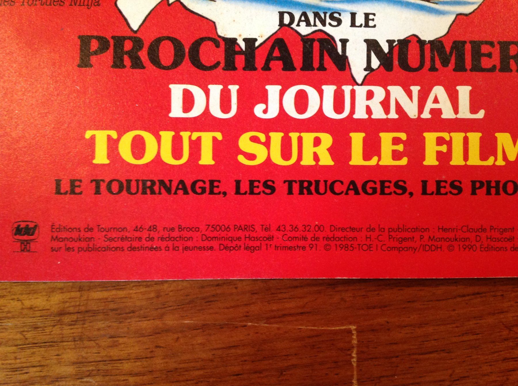 Fumetti: Journal Bioman 1991 - N° 4 – Usato da Vuiteboeuf venduto da broticaire 2