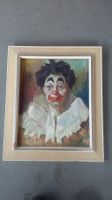 Gemälde Bild trauriger Clown  H.Wagenaar