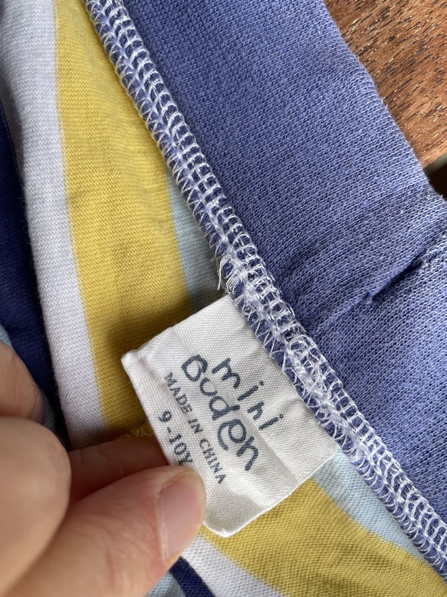 Mini Boden Vestiti & Gonne: Mini Boden Gestreifter Rock mit Shorts 9/10y – Usato da Bern venduto da brup 3