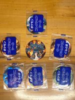 Runde Pokemon Sticker aus Japan 7 Stück