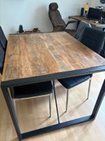 Esstisch 120 x 90 cm im Urban-/Industrial-Stil – Top Zustand