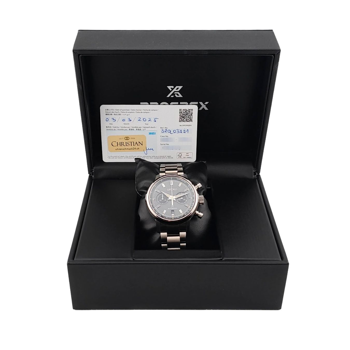 Seiko Uhren: Seiko Prospex Speedtimer Chronograph (Full set 03.2025) – Gebraucht aus Montreux von CashPay_Montreux 7