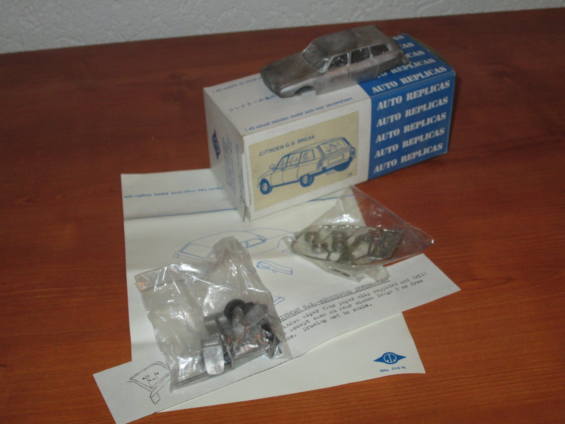 Citroën Modellautos: Auto Réplicas Kit Citroën GS Break 1/43 – Gebraucht aus Bonfol von zagato43e 1