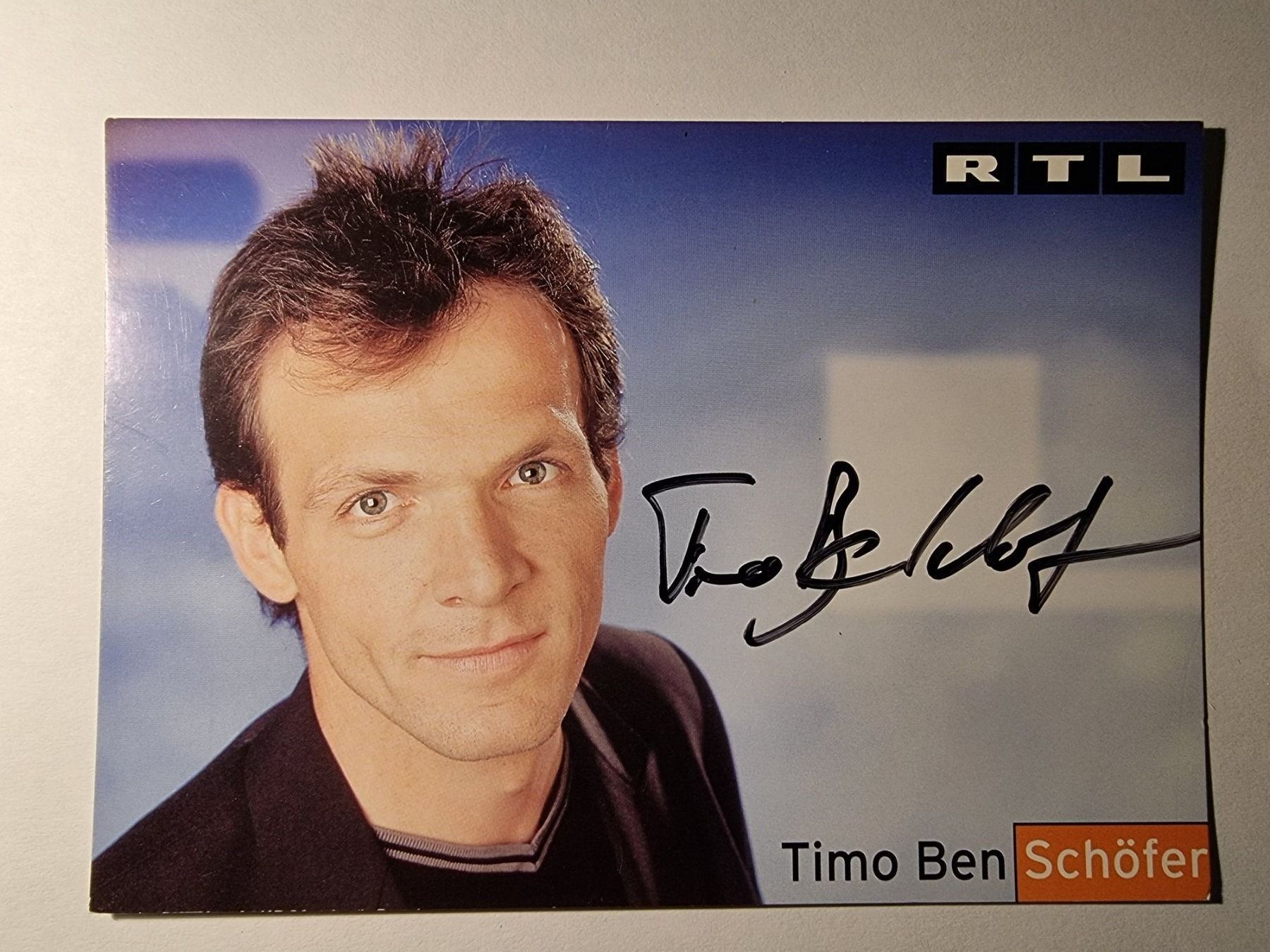 Autografi: Timo Ben Schöfer Originalautogramm "Unter uns" – Usato da Winterthur venduto da Christinakim