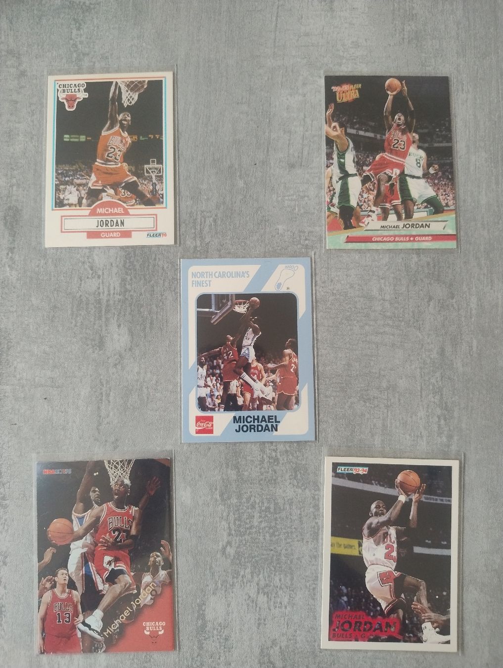 Nba Sammelbilder & Trading cards: Lot 9 - NBA Michael Jordan 5 cards  – Neu (gemäss Beschreibung) aus Martigny von julionix