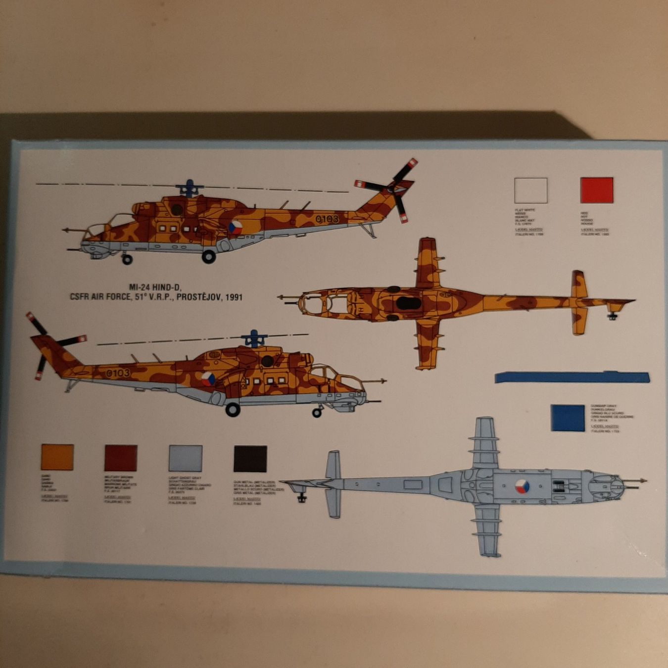 Italeri Kit di modellismo & Modellini statici: 2122 ... MIL Mi-24 Hind D/E ... Italeri 014 – Nuovo (secondo la descrizione) da Bonstetten venduto da Benibanny59 1
