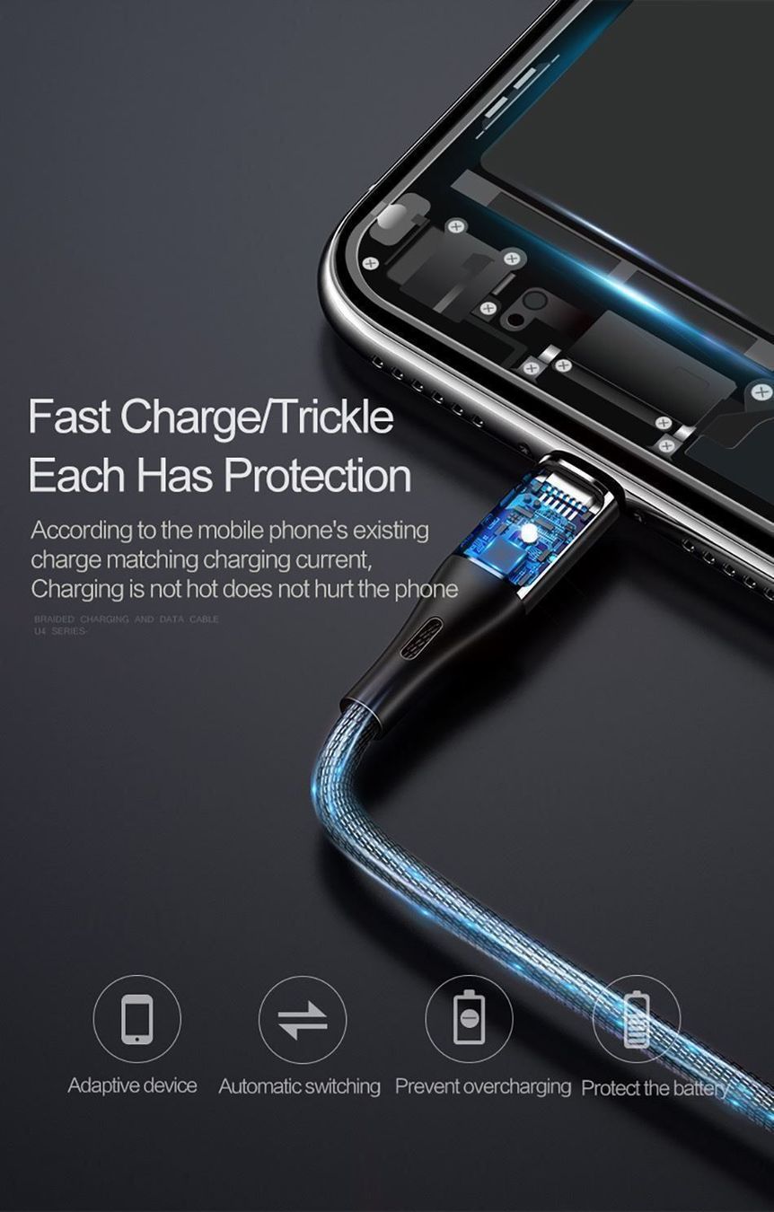 Cavi: USAMS Lightning USB Kabel iPhone 1.2m – Nuovo (secondo la descrizione) da Zürich venduto da shop-247 5
