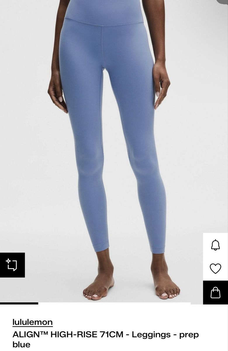 Lululemon Leggings: LuLu Lemon Set hellblau mit Silber Gr. 6 – Nuovo (secondo la descrizione) da Biel/Bienne venduto da fabuena 2