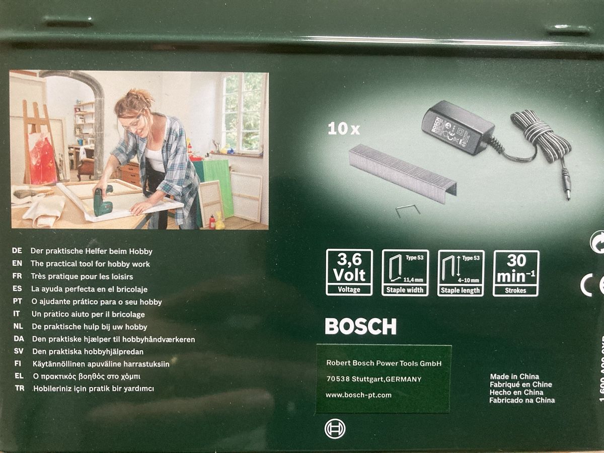 Bosch Tutti gli attrezzi: Tacker Bosch PTK 3,6 Li – Usato da Winterthur venduto da Whitefish 2
