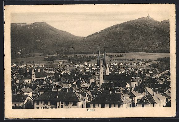 Cartes postales: Olten, Teilansicht mit Kirche aus der Vo – D'occasion à Berlin par bartko-reher
