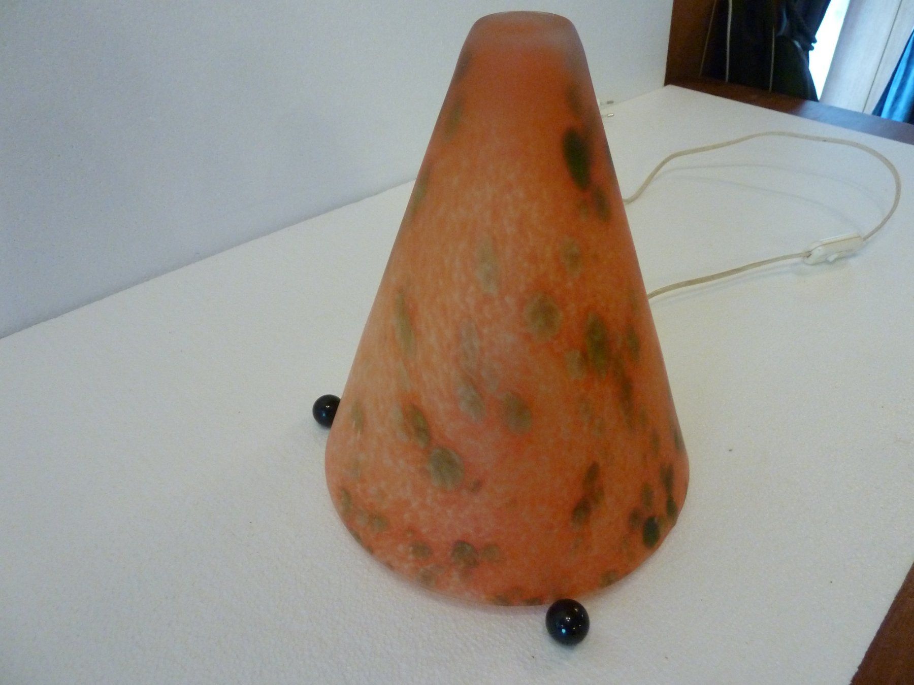 Lampes: Tischlampe Glas – D'occasion à Bure par 1319 1