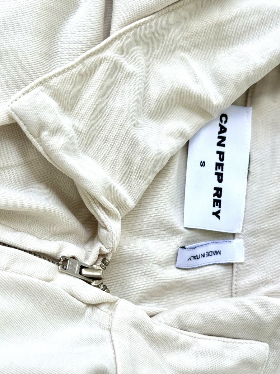 Blusen: CAN PEP REY Shirt, Gr. S, Beige – Gebraucht aus Basel von A-Z-B 4