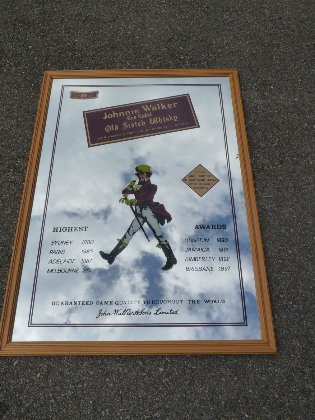 Spiegel: Spiegel Johnny Walker Whisky – Gebraucht aus Küsnacht ZH von zoliboli01 7