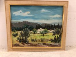 André Chochon (1910–2005) Ölgemälde – Camargue