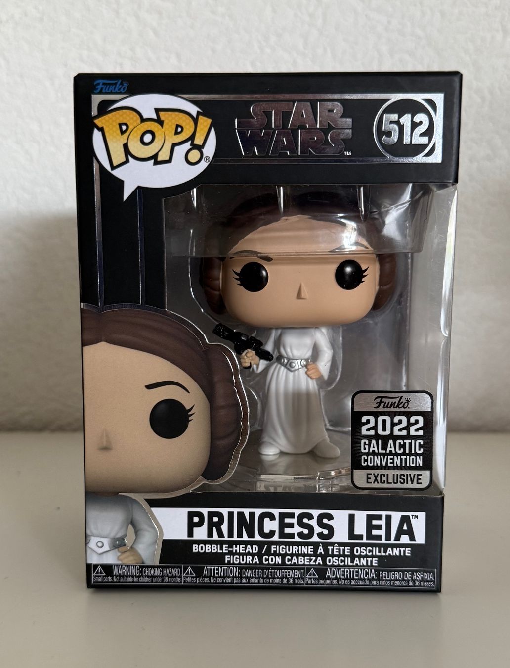 Star Wars Statuette: Funko Pop! Leia Star Wars – Nuovo e nell'imballaggio originale da Moudon venduto da LeCollectionneur
