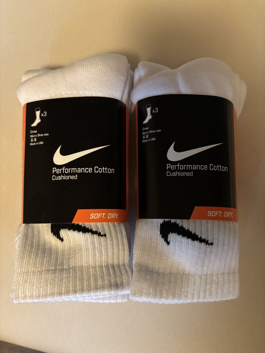 Socken: Nike Performance Cotton Cushioned Socken Grösse 6-8 6er Pack – Neu (gemäss Beschreibung) aus Nottwil von jon_wg27