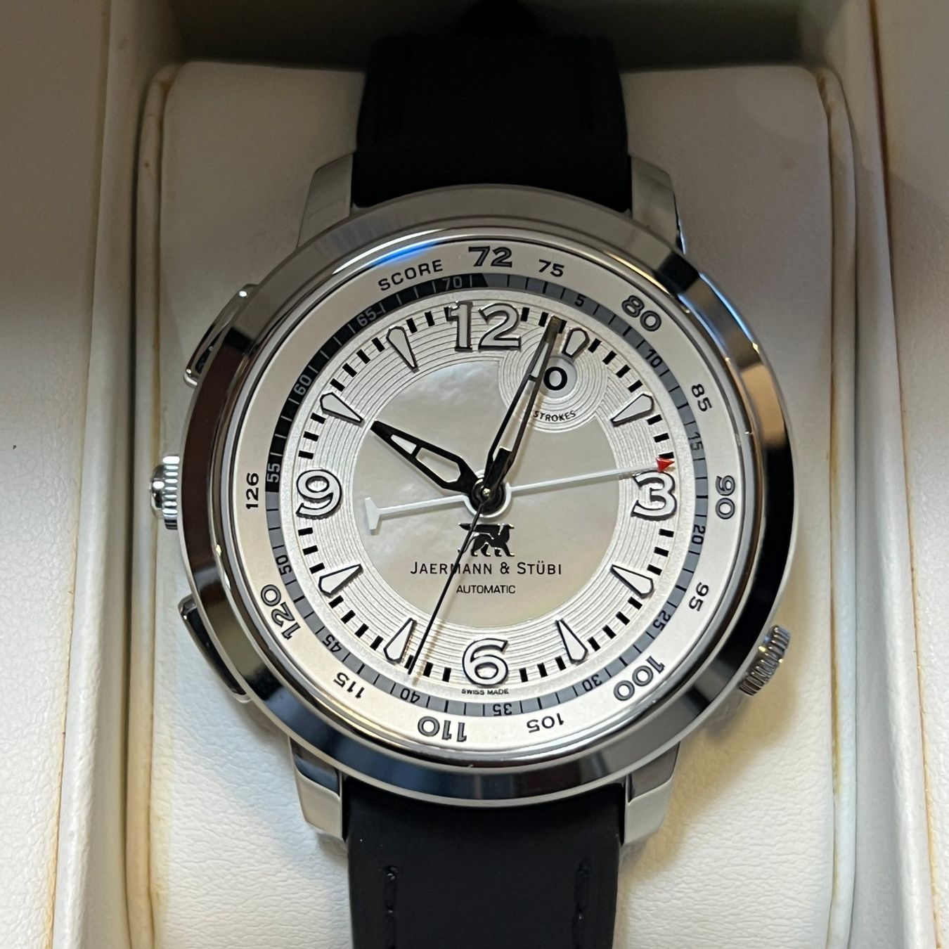 Orologi: Jaermann & Stübi Automatic Chronograph 2024 Full Set QG1 – Usato da Carouge GE venduto da Watchaser