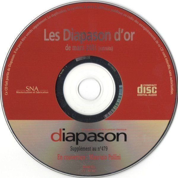 CDs: Froberger, Rossini, Wunderlich - Diapason d'Or - Mars 2001 – Gebraucht aus Unterbäch von niquz 2