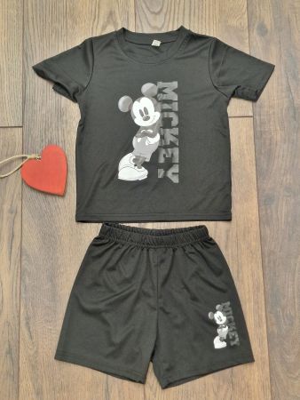 Kinder 2er Set Mickey Mouse schwarz Grösse 100 neuwertig