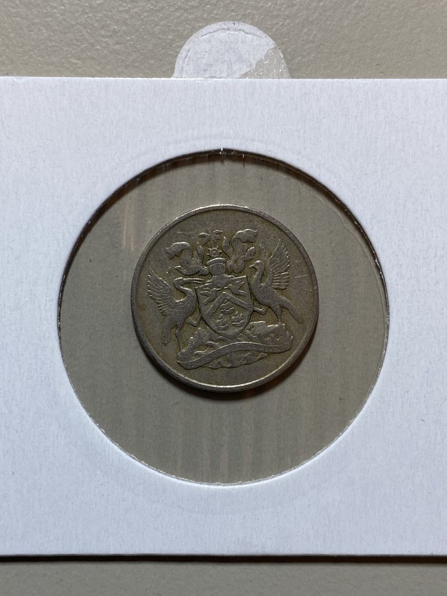 Tutti le monete: Trinité et Tobago - 25 cents - 1966 – Usato da Payerne venduto da Mike1682 1