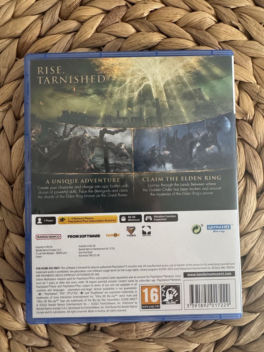 Giochi: Elden Ring PlayStation 5 – Nuovo (secondo la descrizione) da Genève venduto da ben_9hcj 1