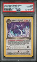 PSA 10 Dunkles Dragonir 1.Edition Team Rocket 33/82 Deutsch