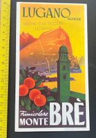 Lugano Funiculaire Monte Bre/ Prospekt ca 1950er Jahre