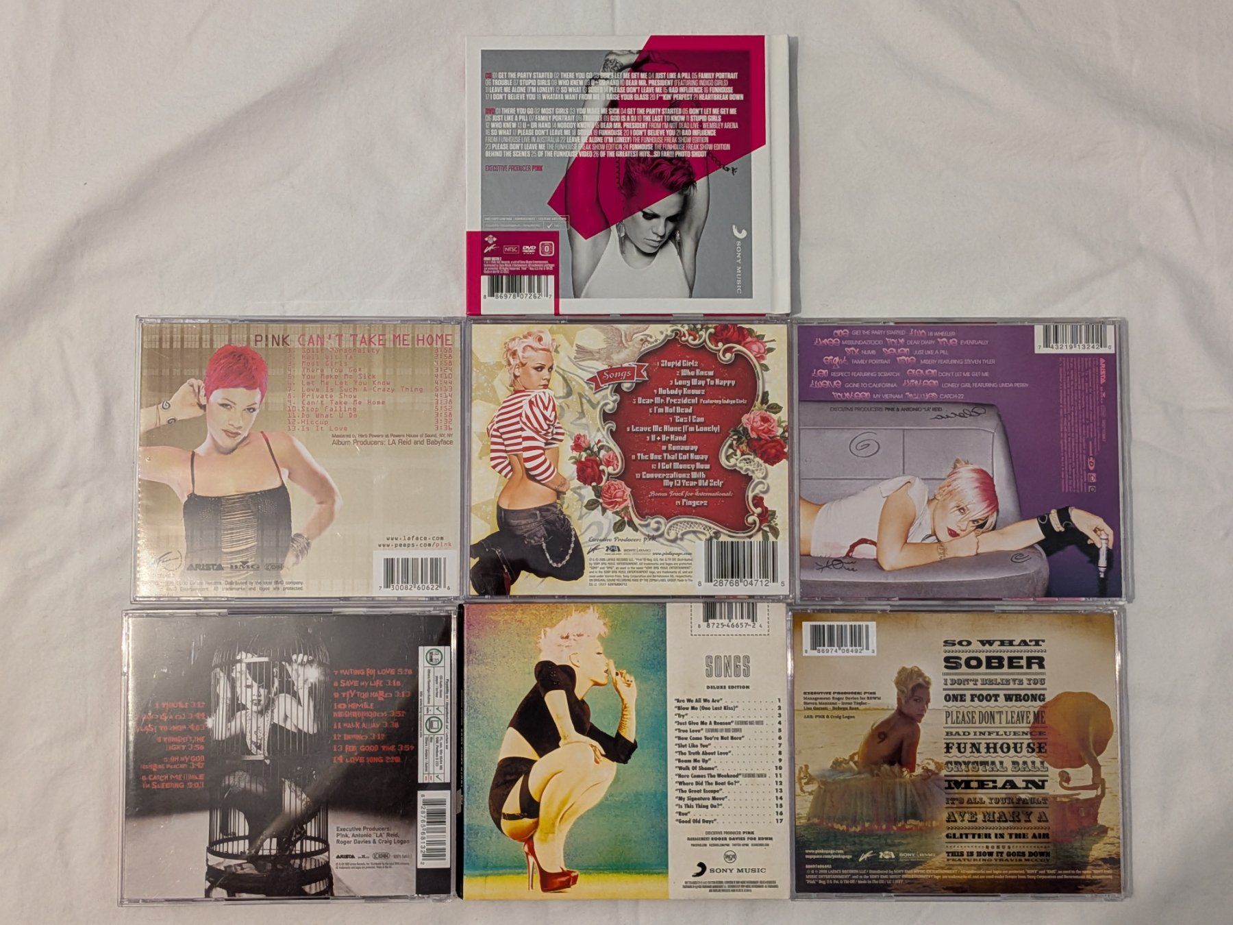 CD: Pink CD Sammlung [7 CDs] – Usato da Port venduto da gecotom 1