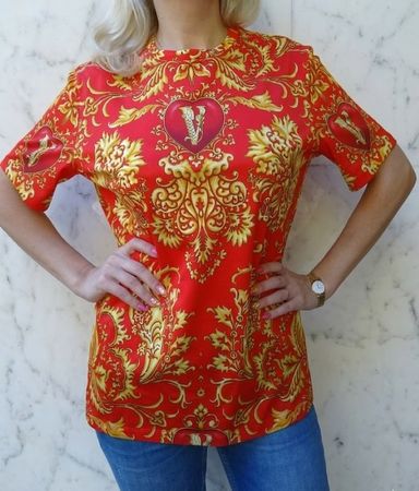 VERSACE Originale e Nuova! camicetta cotone! taglia 42IT