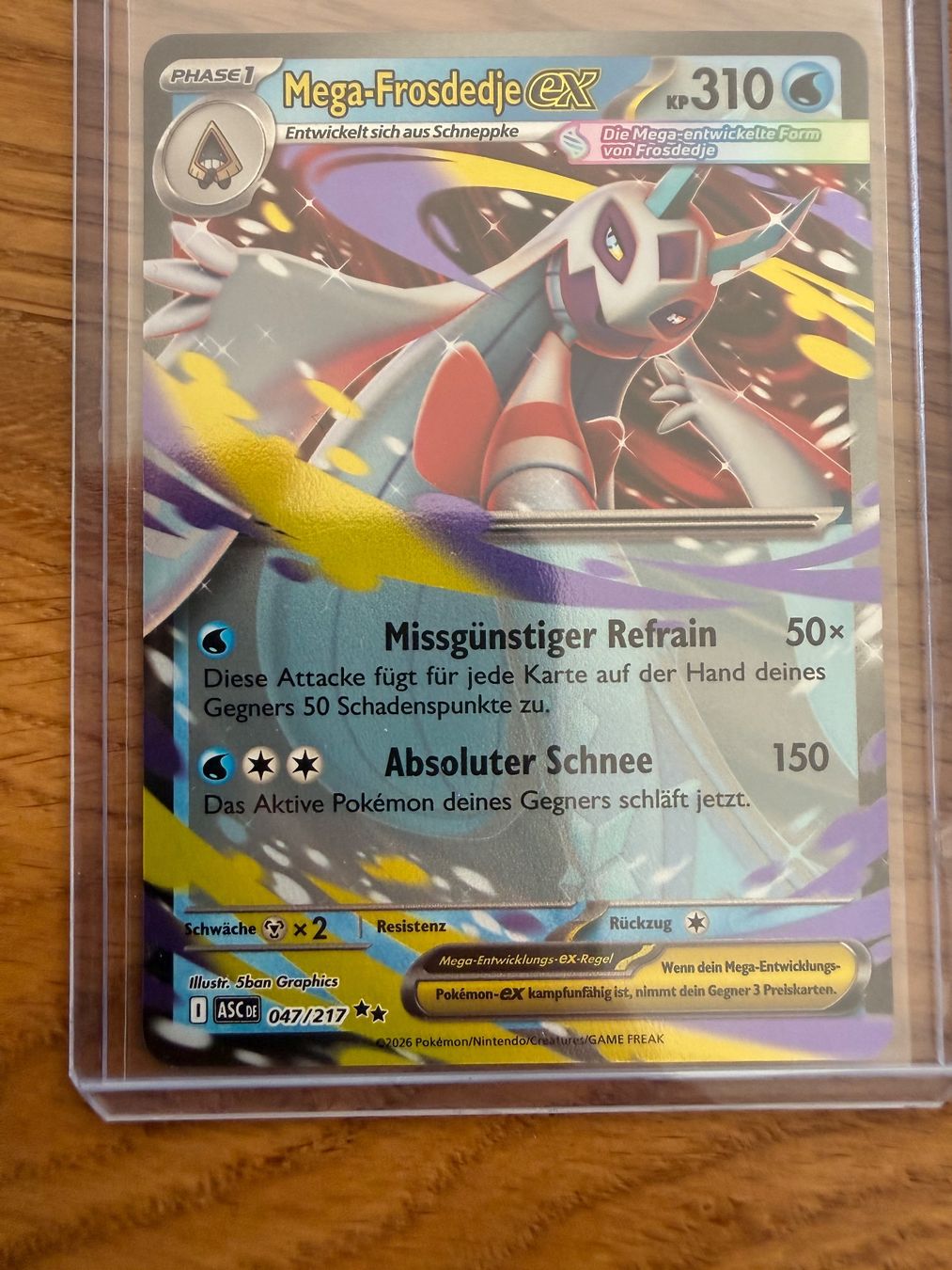 Pokémon Carte collezionabili: Mega-Frosdedje ex 47/217 – Usato da Amriswil venduto da sim_nlb6