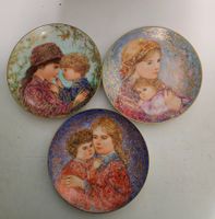 3 STÜCK SAMMELTELLER  KNOWLES KINDERTELLER PORZELLAN