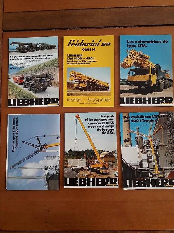 Libri: Catalogues grues de chantier LIEBHERR – Usato da Morges venduto da pha_9xnc