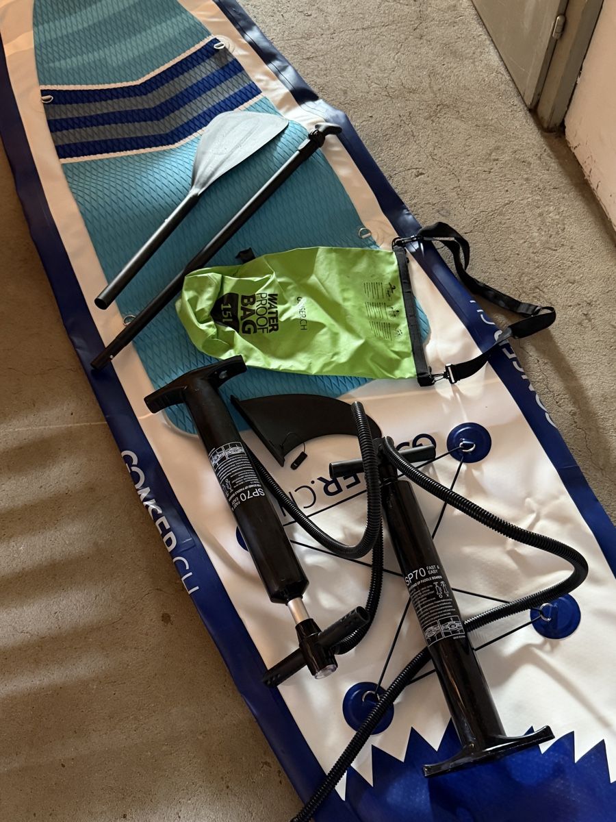Surfboards & Schwimmbrette: SUP Board Set mit Paddel und Schwimmweste Grösse M – Neu (gemäss Beschreibung) aus Wettingen von Joelds98 1
