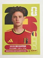 FIFA WM 2026 Sammelbild Maxim de Cuver BEL 7 Panini
