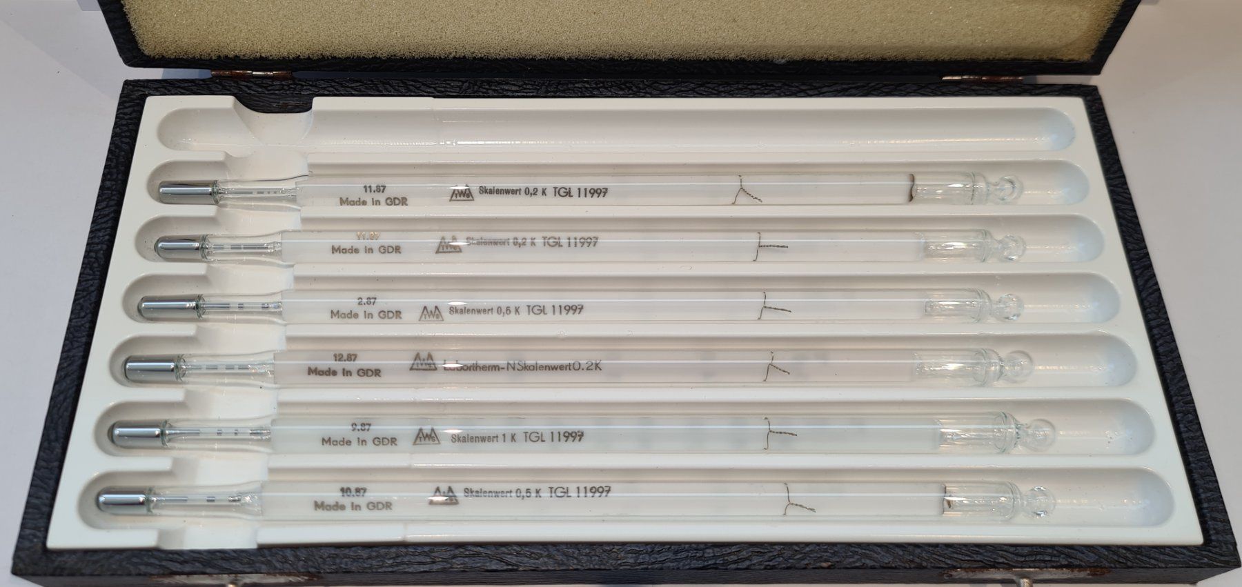 Altro per la casa: Seltene DDR Thermometer-Set-Box - Verschiedene Messbereiche – Nuovo (secondo la descrizione) da Brüttisellen venduto da Sealauncher2814 2