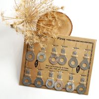 Karte mit 24 Einfädler Nadeleinfädler Faden ca. 1940s